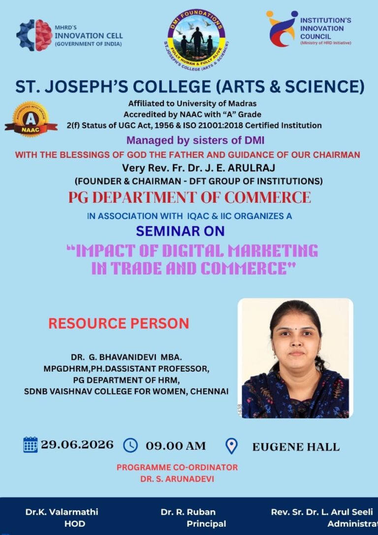 ” IMPACT OF DIGITAL MARKETING IN TRADE AND COMMERCE ” – PG ( COMMERCE )